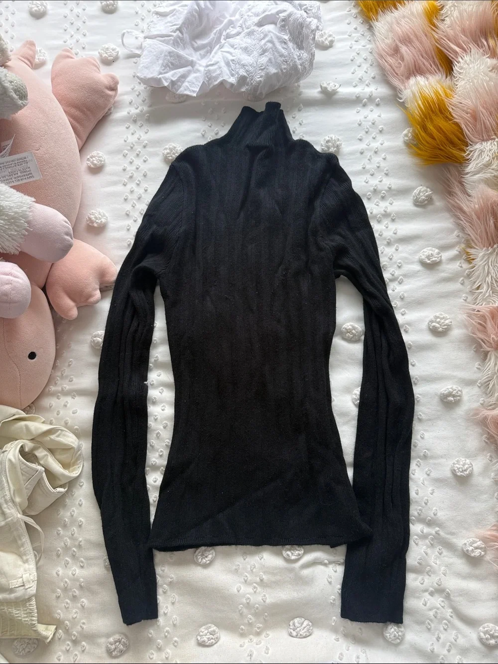 Abercrombie Black Turtleneck Ribbed Women's Sweater